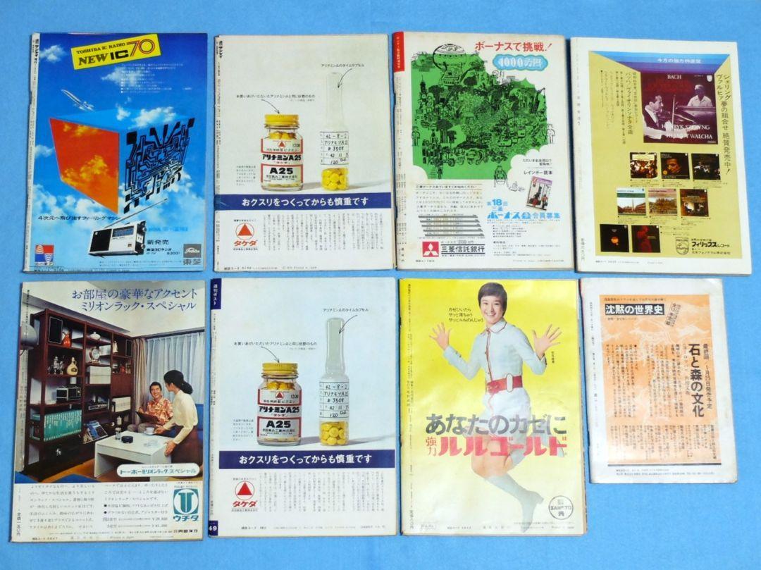 熱販売 三島由紀夫 自決直後特集号 8冊 PR誌1冊 月刊誌1冊 週刊誌6冊 週刊誌