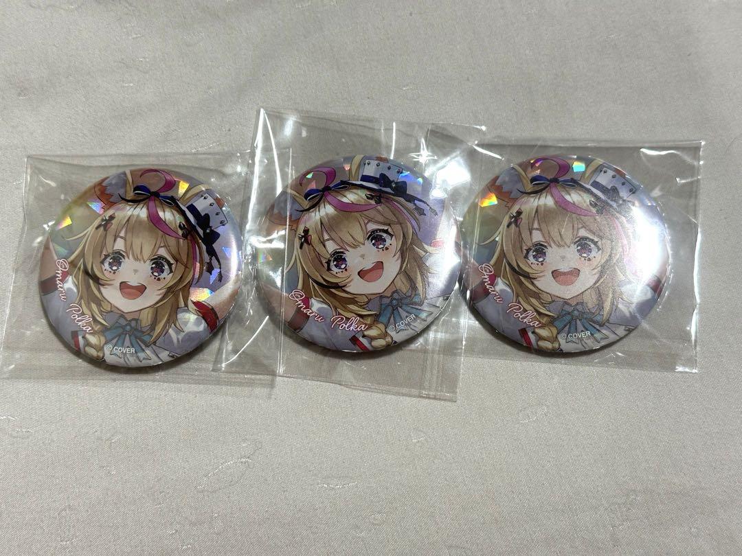 尾丸ポルカ ホロライブ5thfes 缶バッジ3個セット