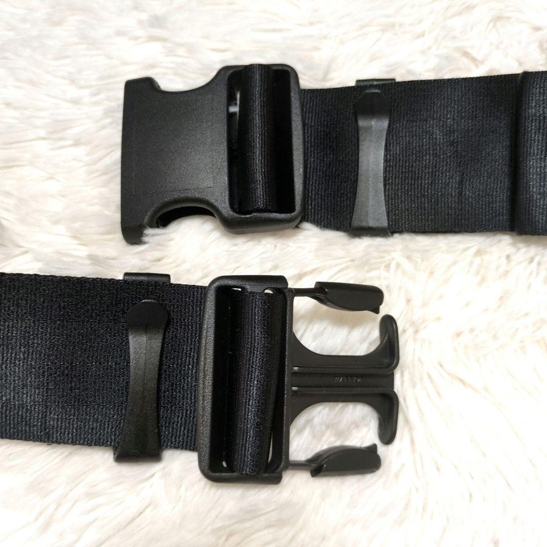 【超美品】PORTER　HEAT　ウエストバッグ　L　ブラック　マグライト付属