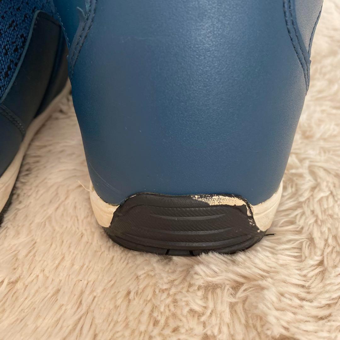美品♡FLOW フロ- 青スノーボードブーツ　BOA ダイヤル式　27.5㎝