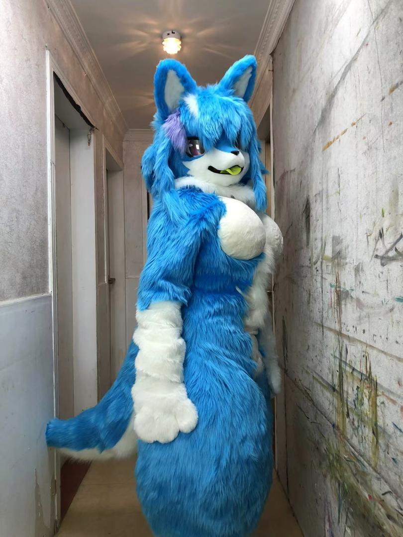 オオカミケモノ着ぐるみマスクコスプレコスチューム一式