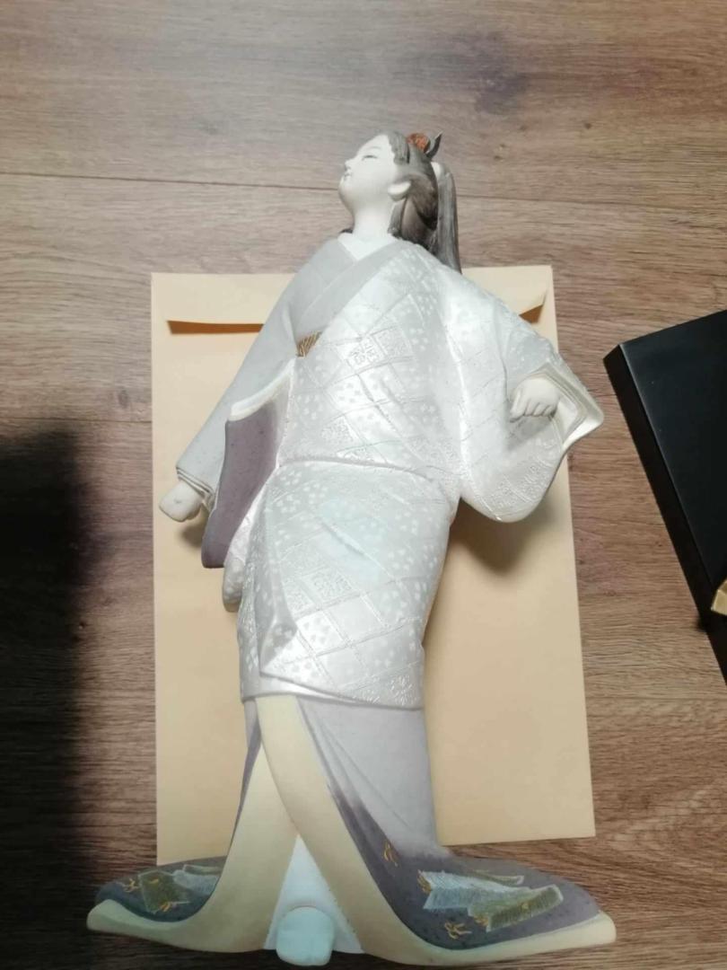 工芸品 Japanese dance doll with fan