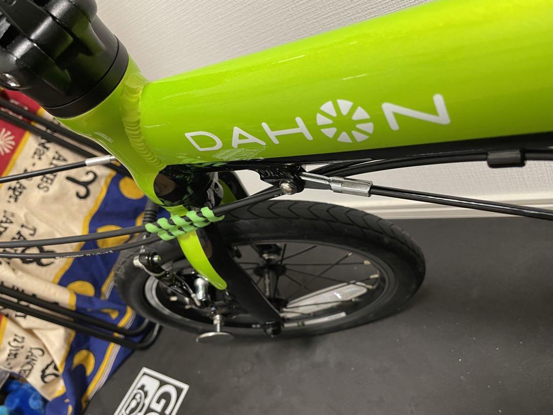 yoko@様専用】DAHON K3 ライム×ブラック 折りたたみ自転車