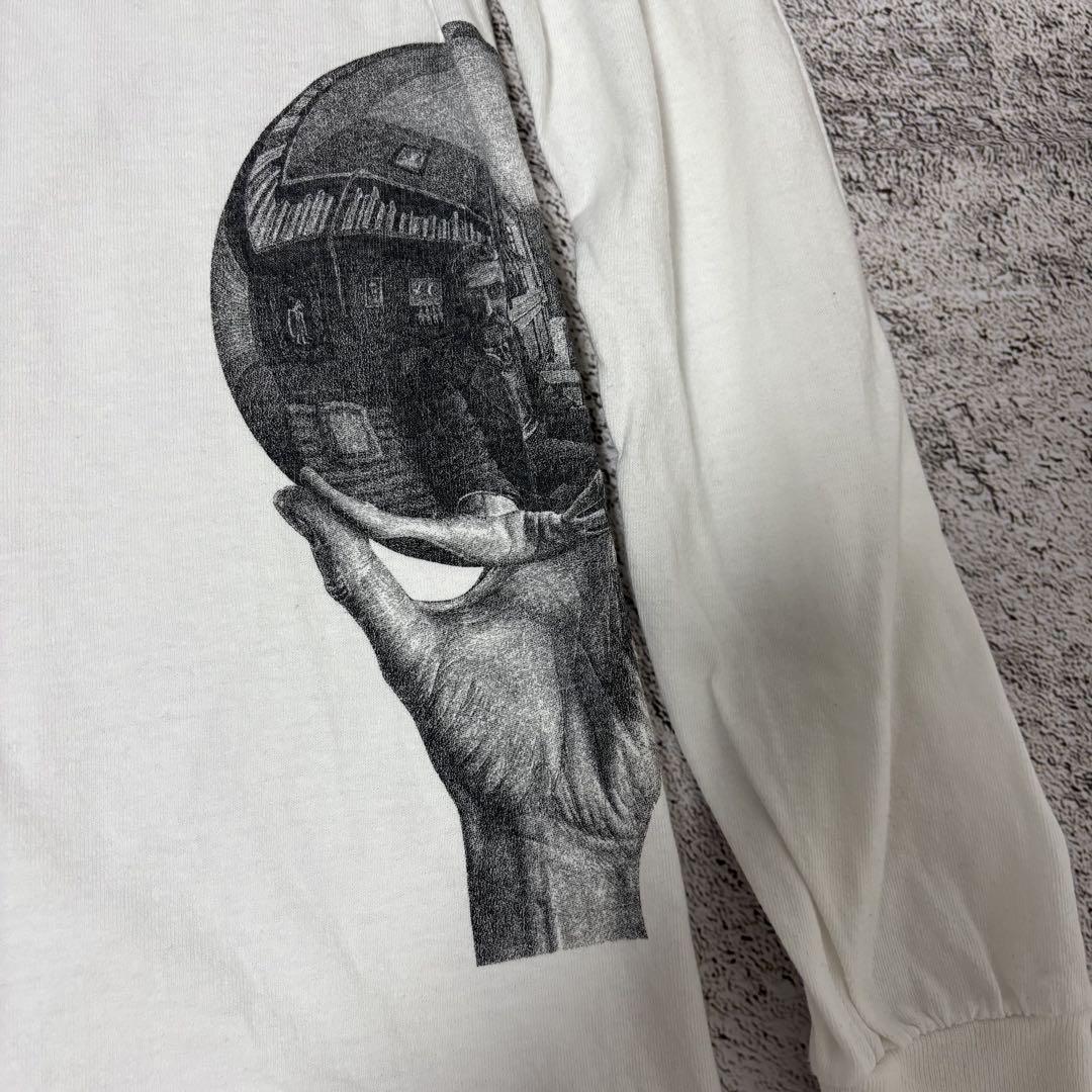 00s エッシャー M.C. Escher マルチプリントロングTシャツ