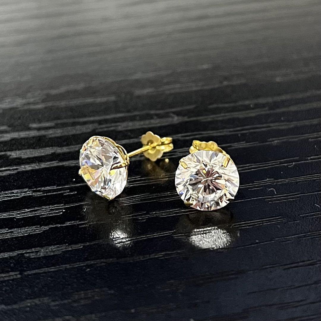 AVALANCHE アバランチ 14Kイエローゴールド スタッズピアス 6mm AVALANCHE アバランチ 14Kイエローゴールド スタッズピアス 8mm
