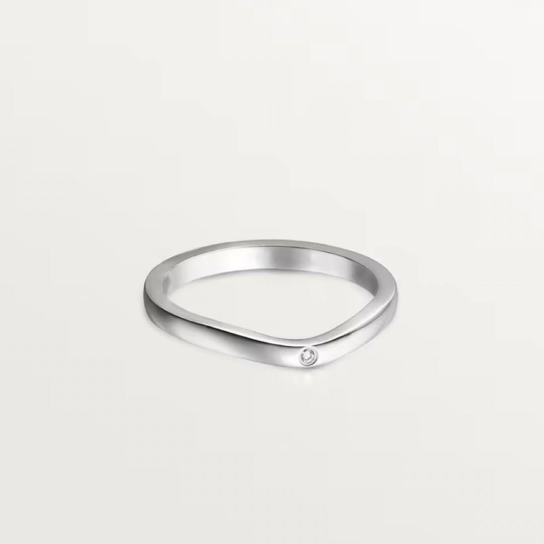 【人気ショップが最安値挑戦！】 Cartier バレリーナ プラチナリング 49サイズ アクセサリー