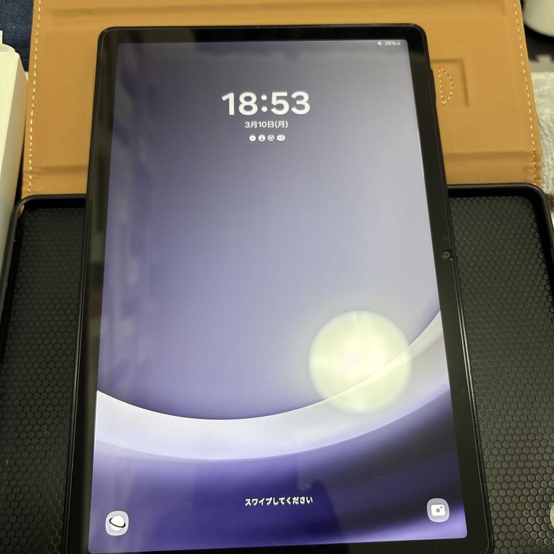 Samsung Galaxy Tab A9+ケース、ガラス画面保護シート付き