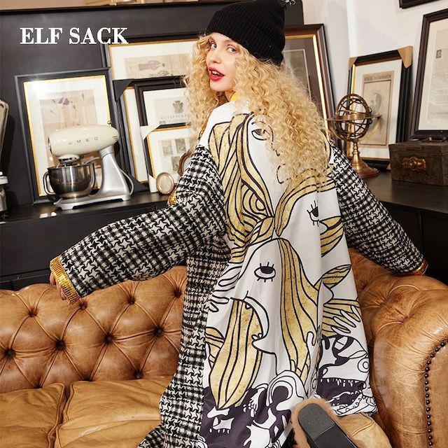 送料関税込み＜ELF SACK＞ウールロングコート★新作★大人気★ 送料関税込み＜ELF SACK＞ウールロングコート新作☆大人気