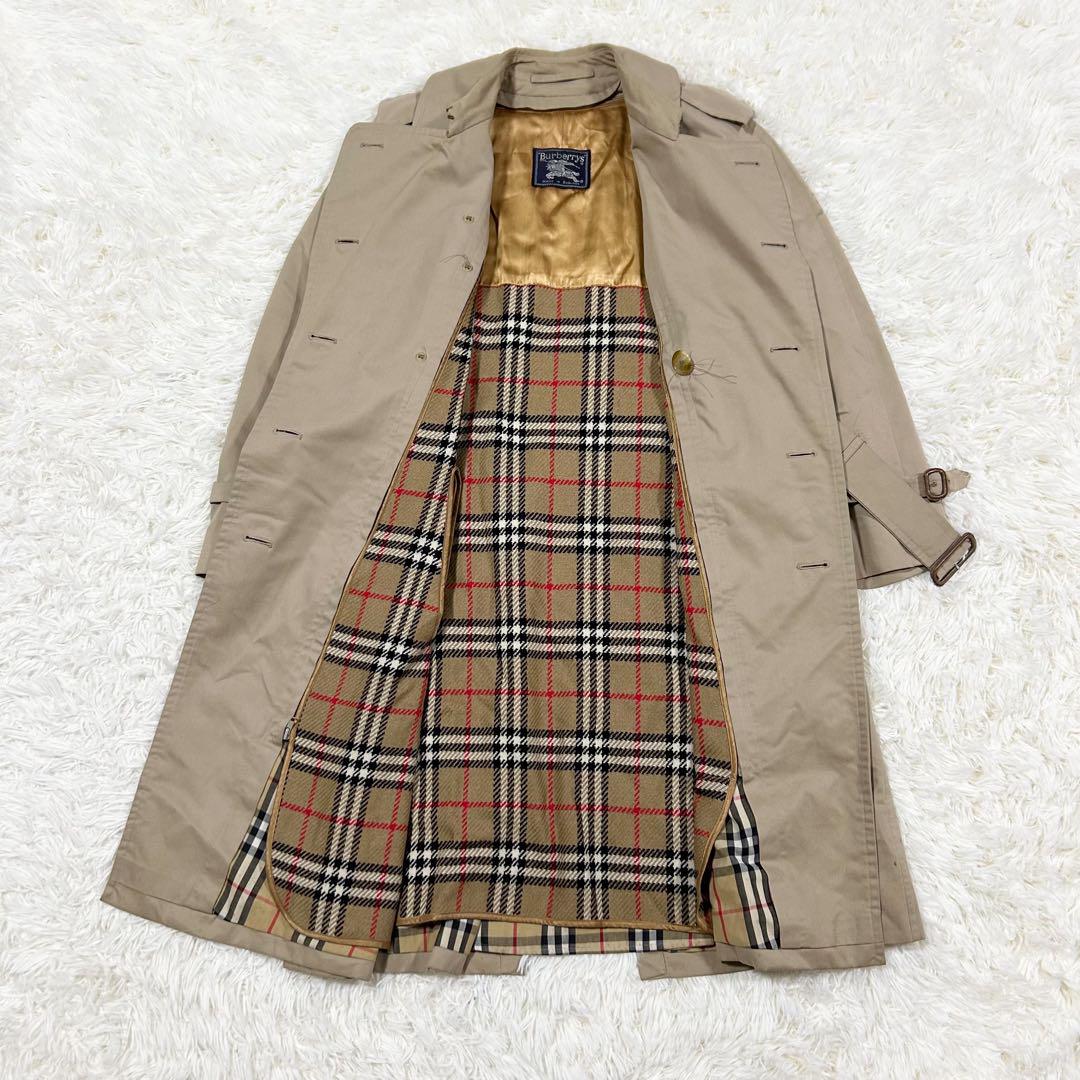 訳あり　Burberry トレンチコート　ライナー　ベージュ　ベルト　メンズ　M
