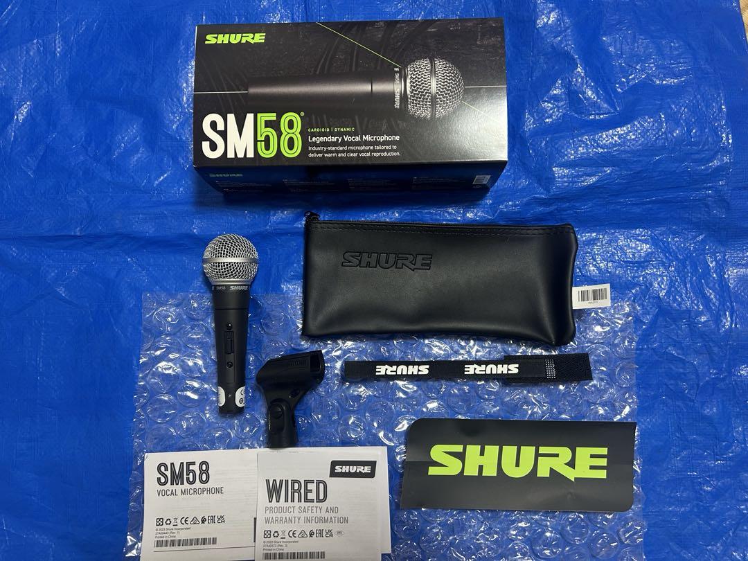 SHURE SM58SE ダイナミックマイク（スイッチ付き）