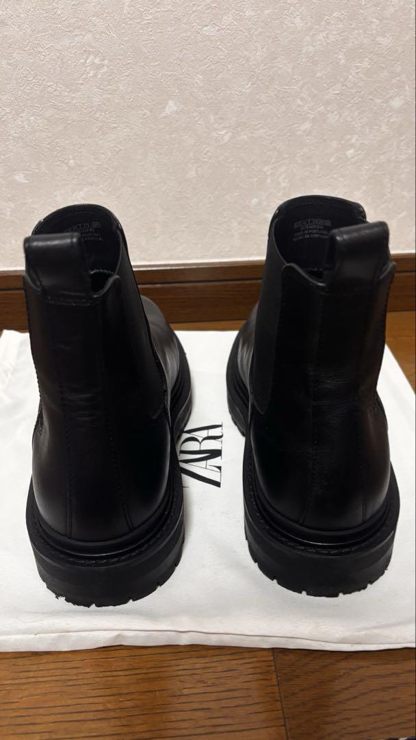 ZARA サイドゴアブーツ　チェルシーブーツ