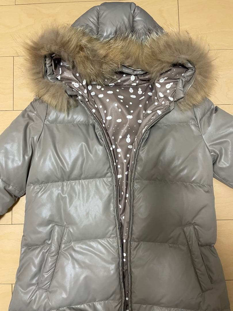 フランシュリッペ　ダウンジャケット ファー付き 6,970円