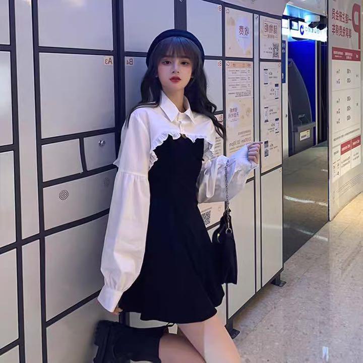 ●即購入禁止●頓知気さきな着用 2way ワンピース 韓国 春服 レディース ○即購入禁止○頓知気さきな着用 2way ワンピース 韓国 春服