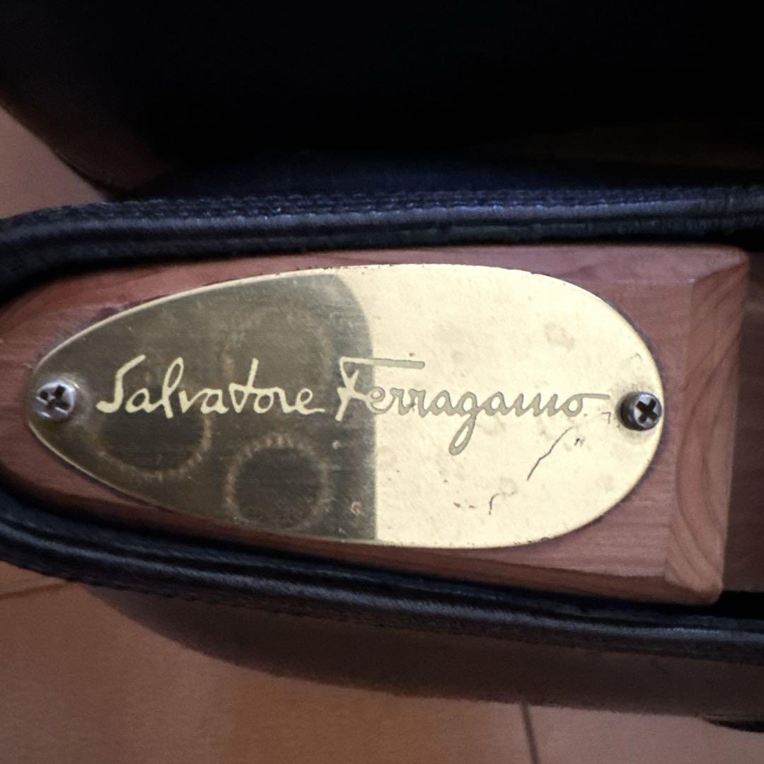 FERRAGAMO メンズシューズ＆木製シューズキーパー