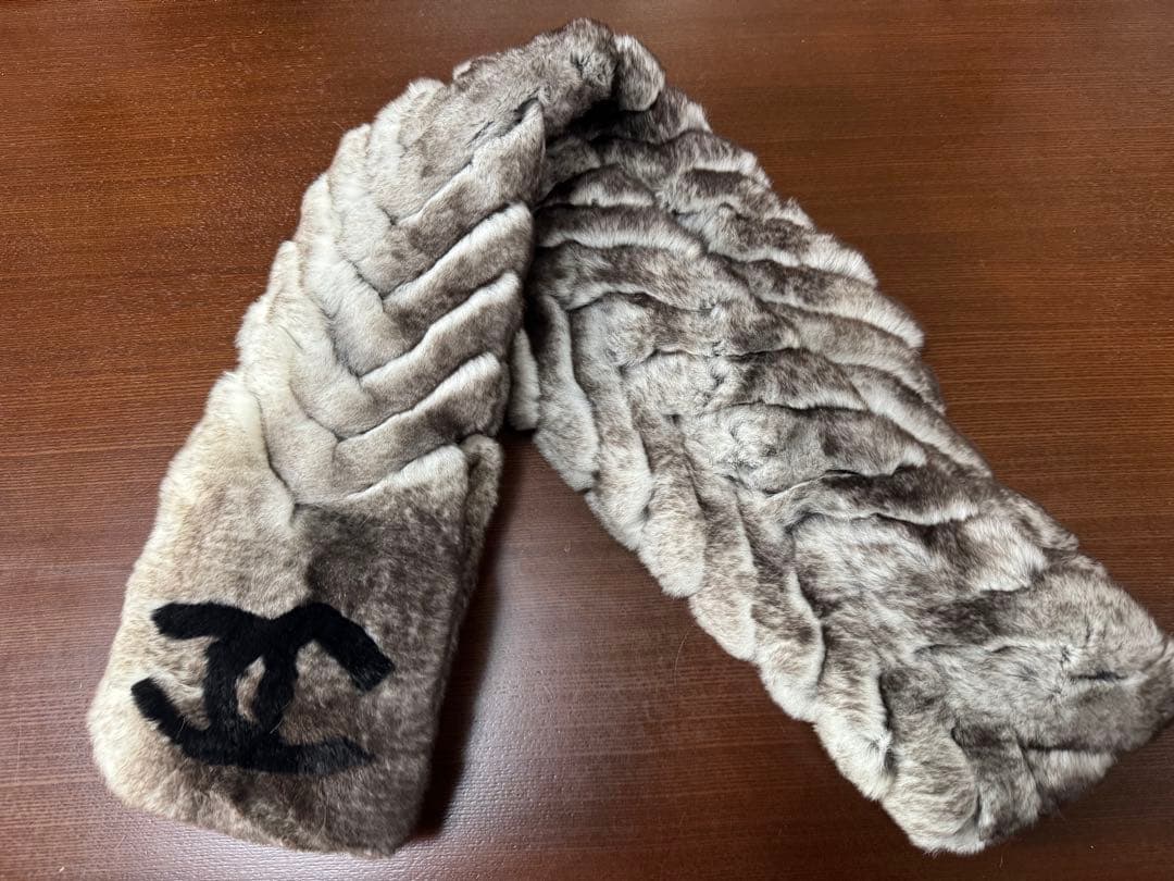 CHANEL リアルファー マフラー