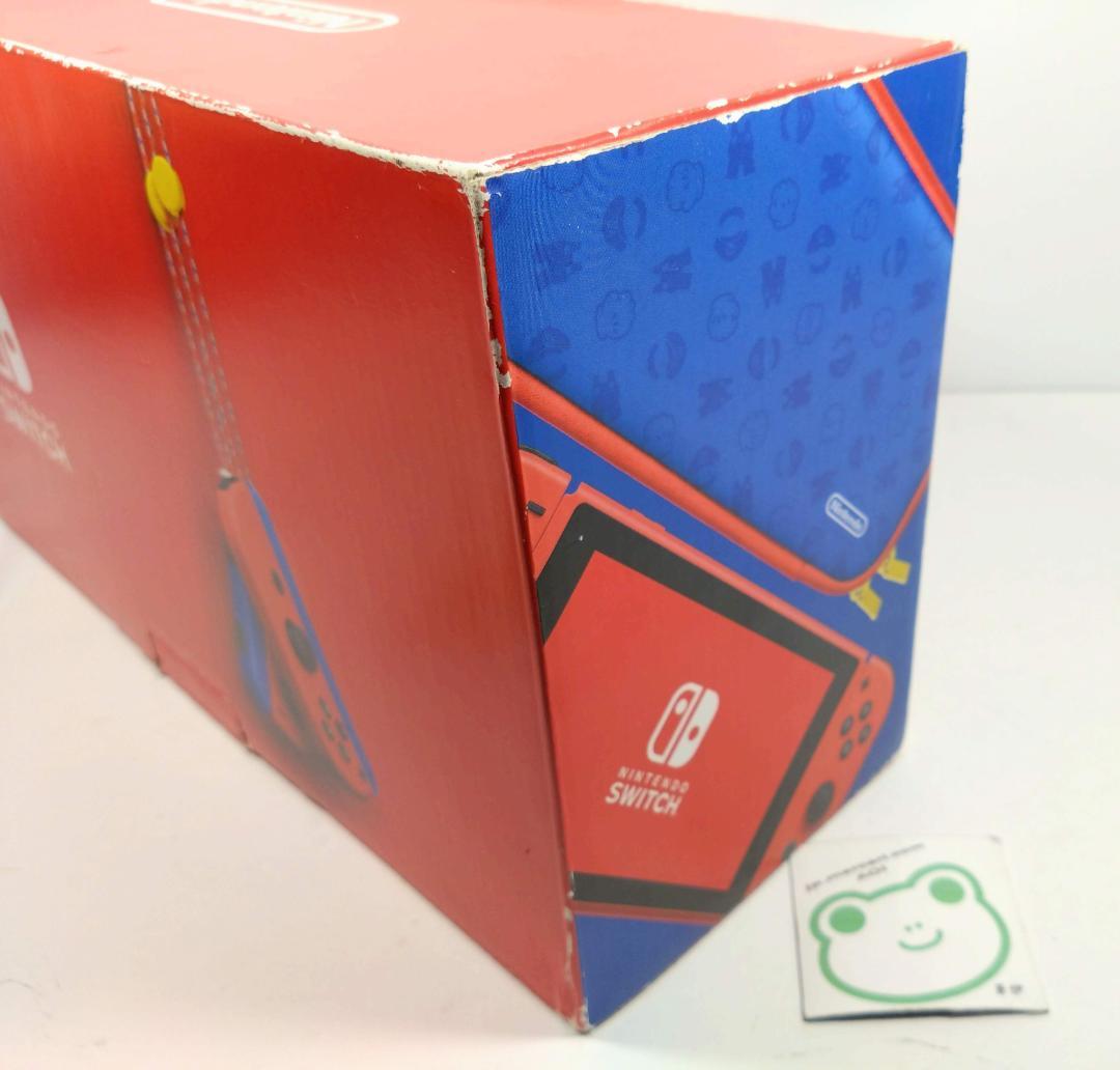 箱付 Nintendo Switch マリオレッド×ブルー HAC-001 動品 - メルカリ