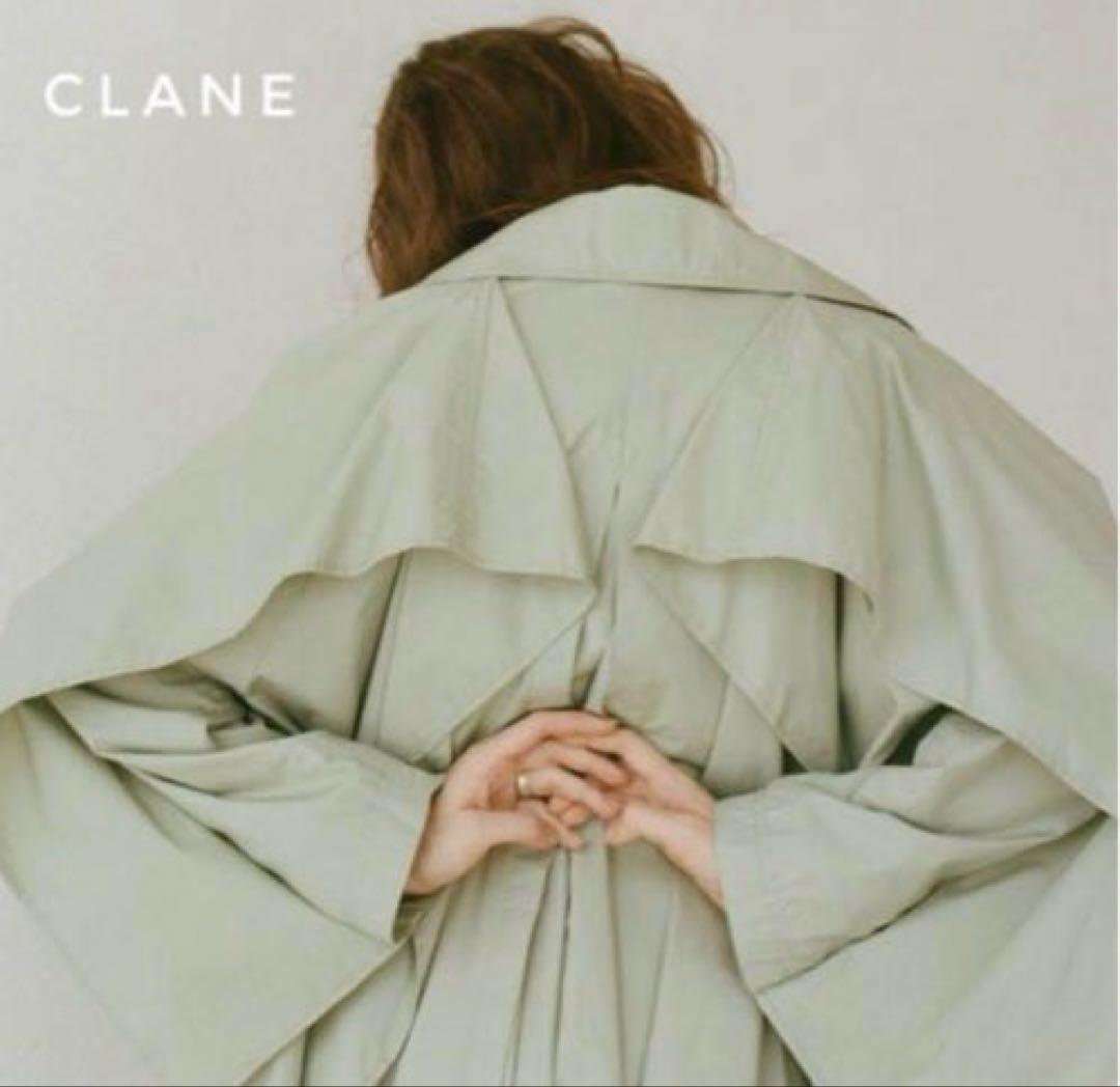 CLANE ライトグリーン ロング スプリングコート