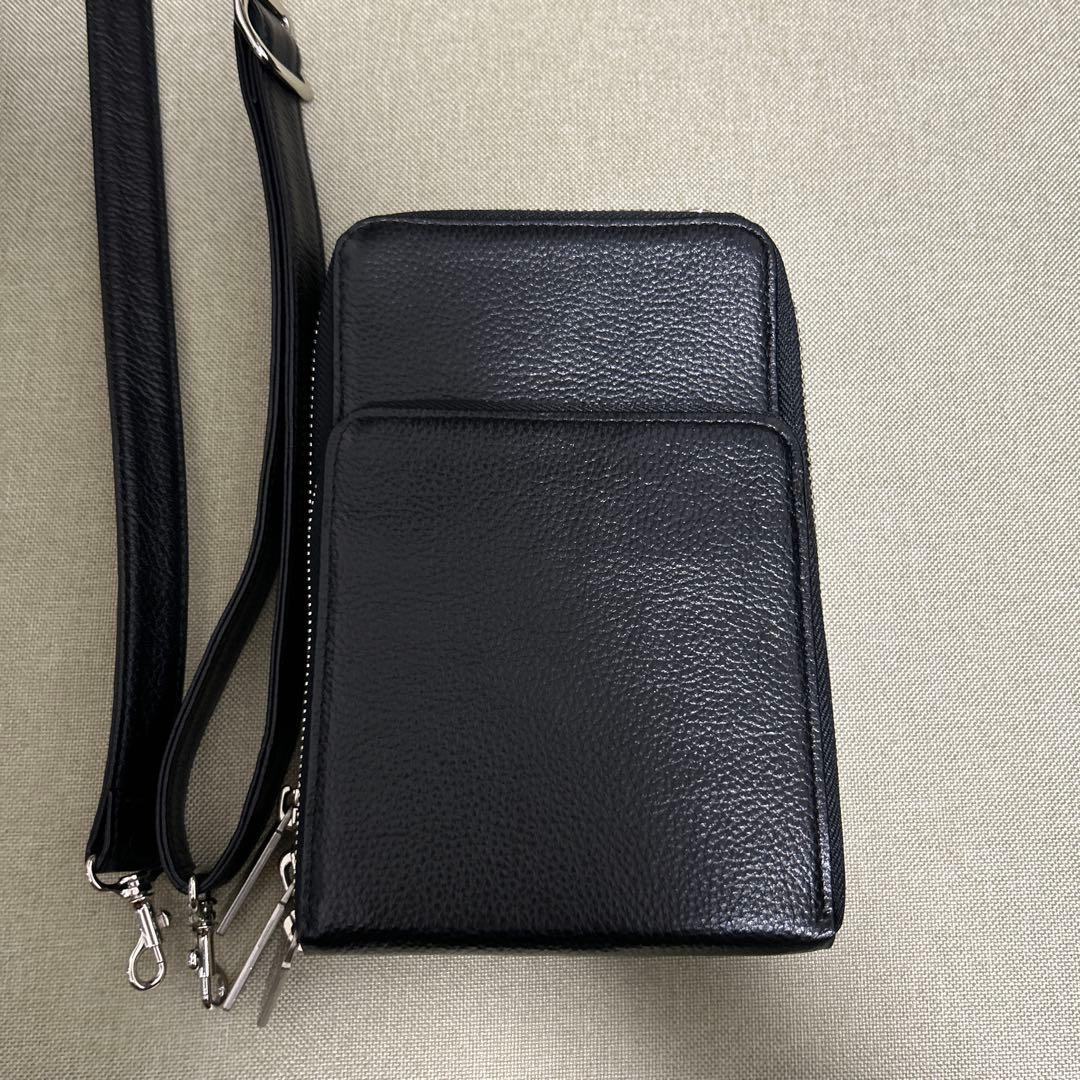 Yohji Yamamoto POUR HOMME レザーショルダーバッグ