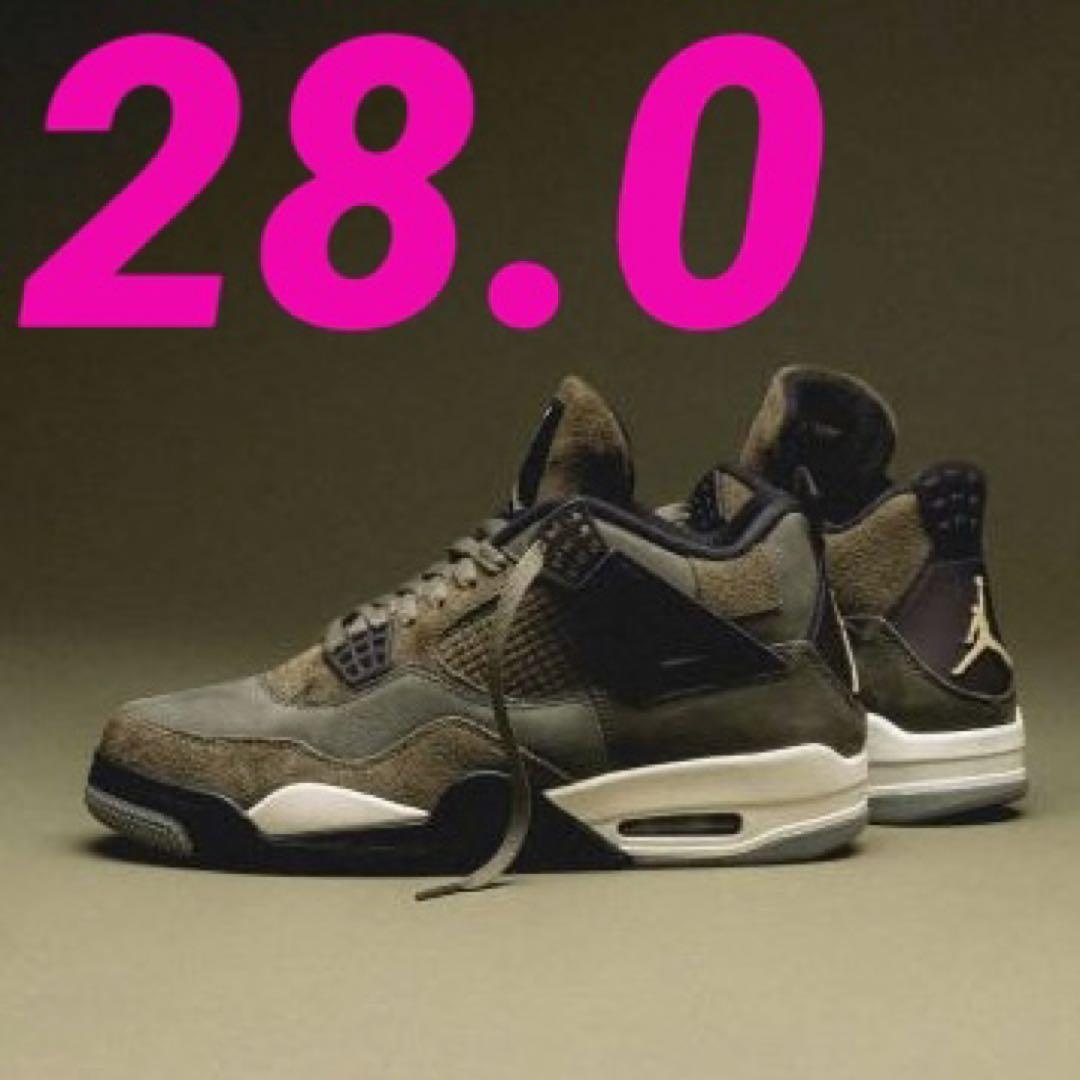 28.0 Nike Air Jordan 4 Retro エアジョーダンオリーブ