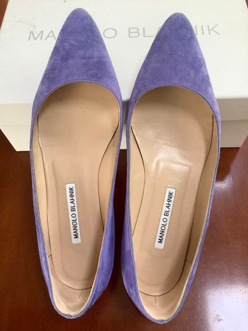 マノロブラニク パンプス 38.5サイズ24.5cm MANOLO BLAHNIK