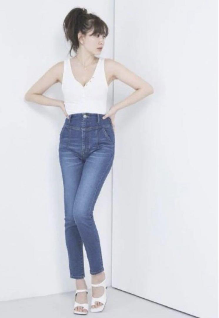 ハーリップトゥー デニム Paris High Rise Jeans