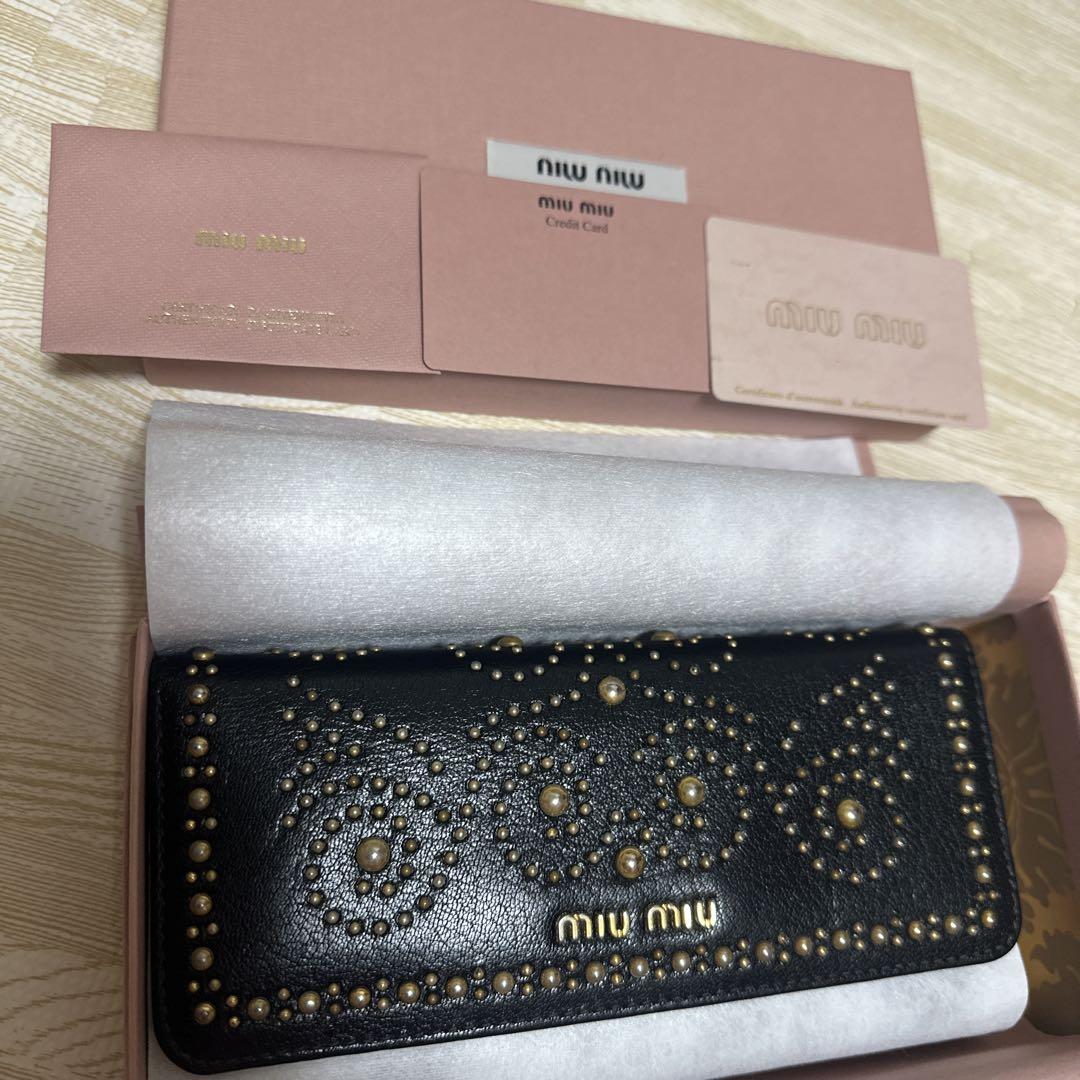 楽天市場】miumiu スタッズ 財布の通販