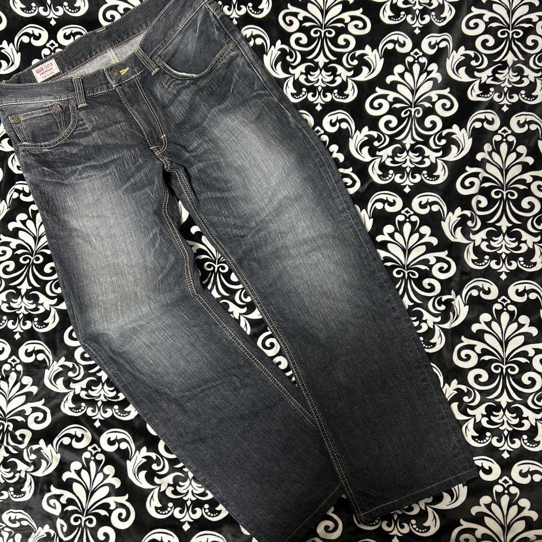 ♦️ＥＤＷＩＮ503♦️ＰＲＥＭＩＵＭ♦️ブラックジーンズ♦️美品♦️
