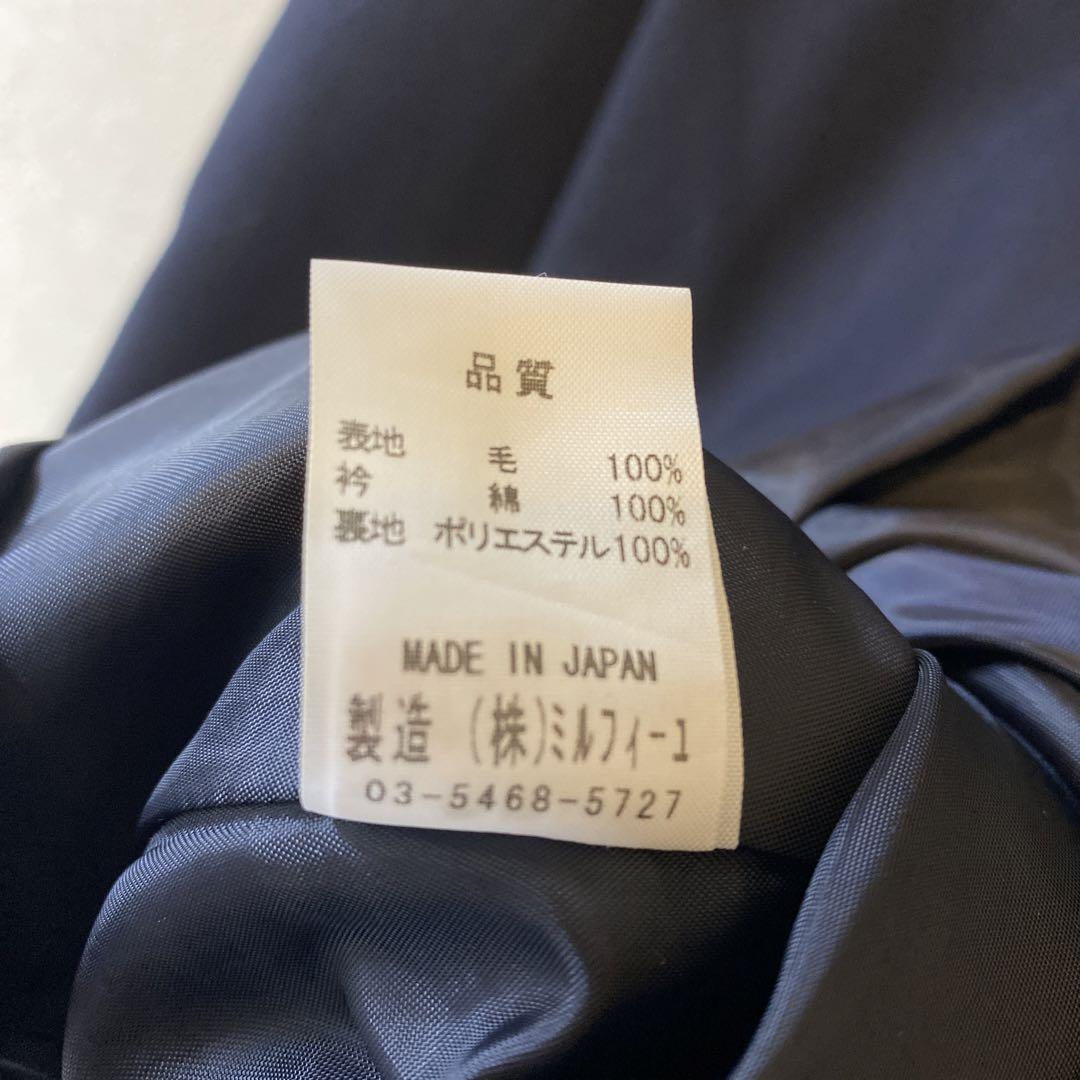 お受験　ミルフィーユ　紺色　ワンピース　110 お受験 mille feuille ミルフィーユ ワンピース 110cm