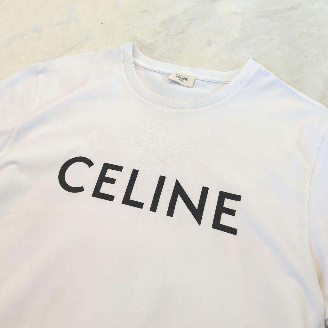 は様用　　　　　　　　　　　セリーヌ　Tシャツ　白　ホワイト　XL