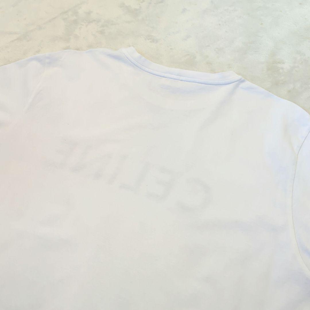は様用　　　　　　　　　　　セリーヌ　Tシャツ　白　ホワイト　XL