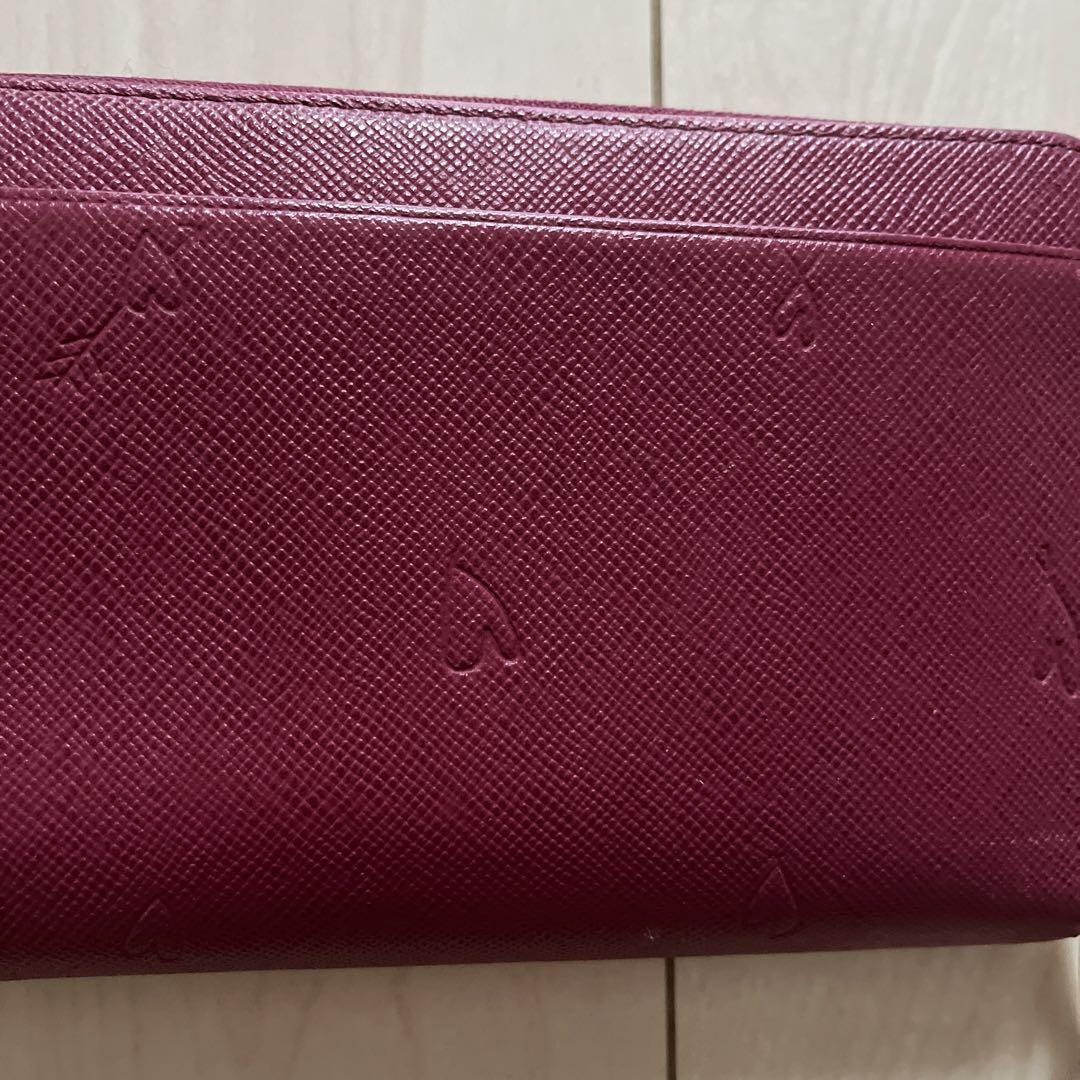 美品✨　ポールスミス　長財布　上品なピンク　ハート