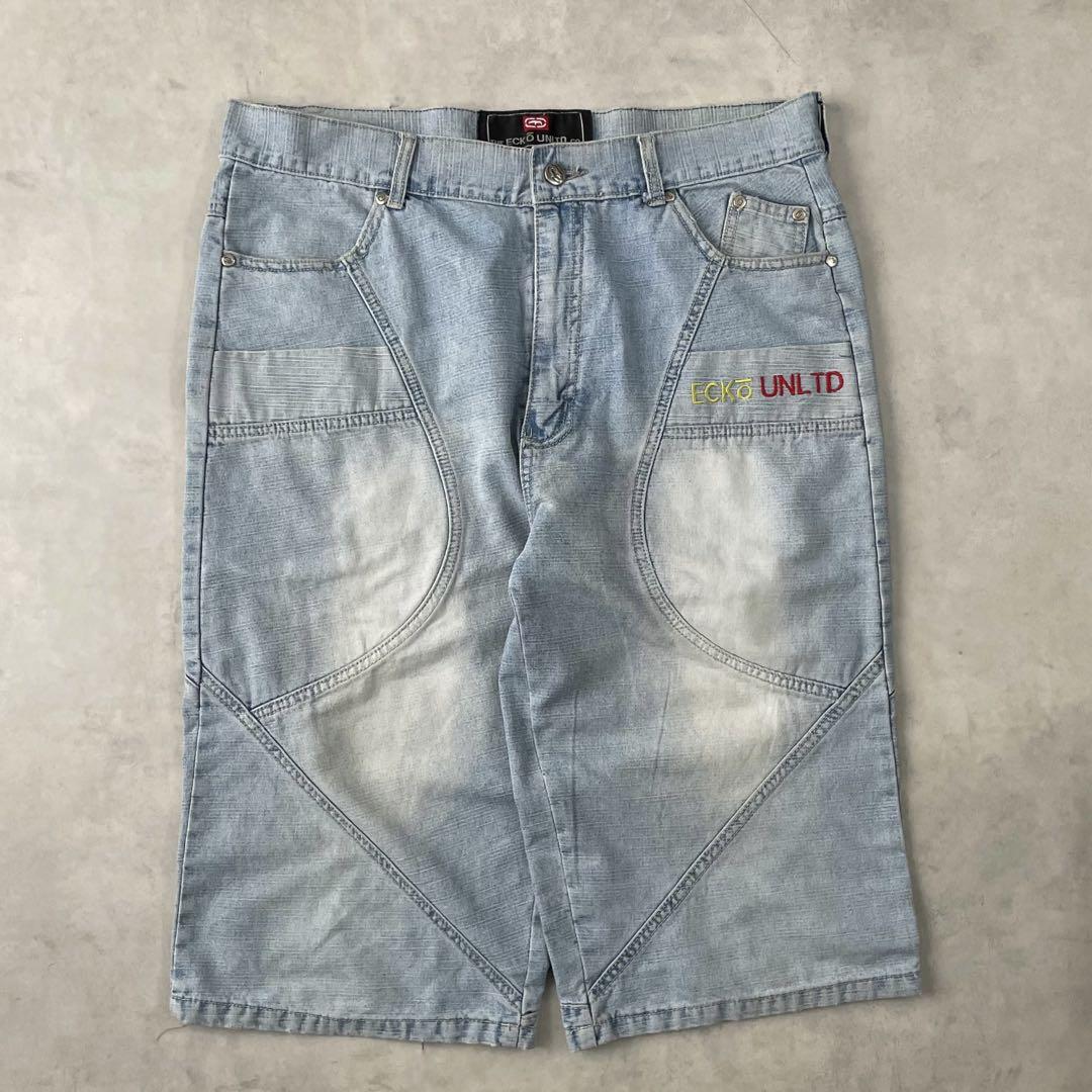 Jorts バギーショーツ ハーフデニム デニムショーツ bboy - メルカリ