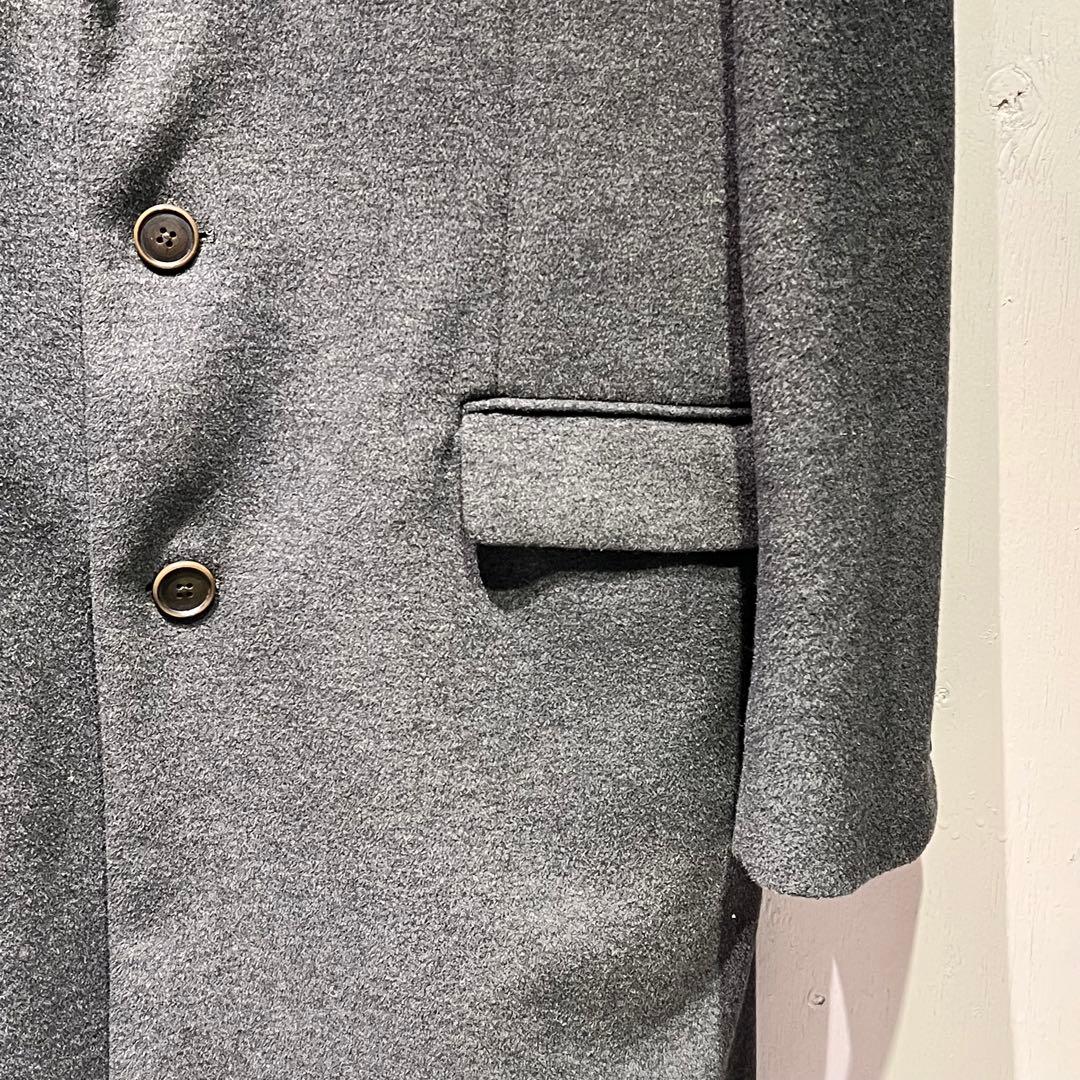 美品 STOVEL&MASON チェスターコート グレー 秋冬 男女兼用 美品 STOVEL&MASON チェスターコート グレー 秋冬 男女兼用