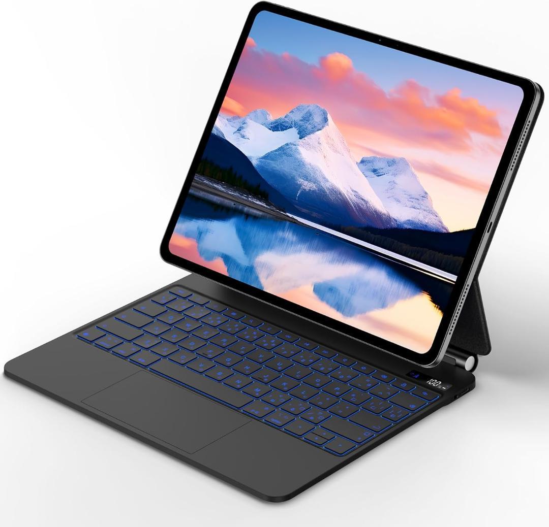 b009 13インチiPad Pro (M4)対応スマートキーボード ブラック