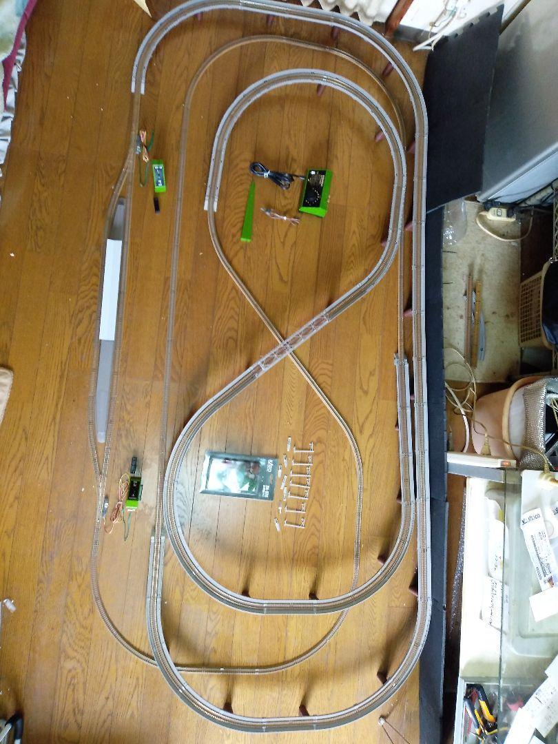 NゲージTOMiXレイアウトフルセット完成一式+延長パーツセット室内灯他今週限り NゲージTOMiXレイアウトフルセット完成一式+延長パーツセット