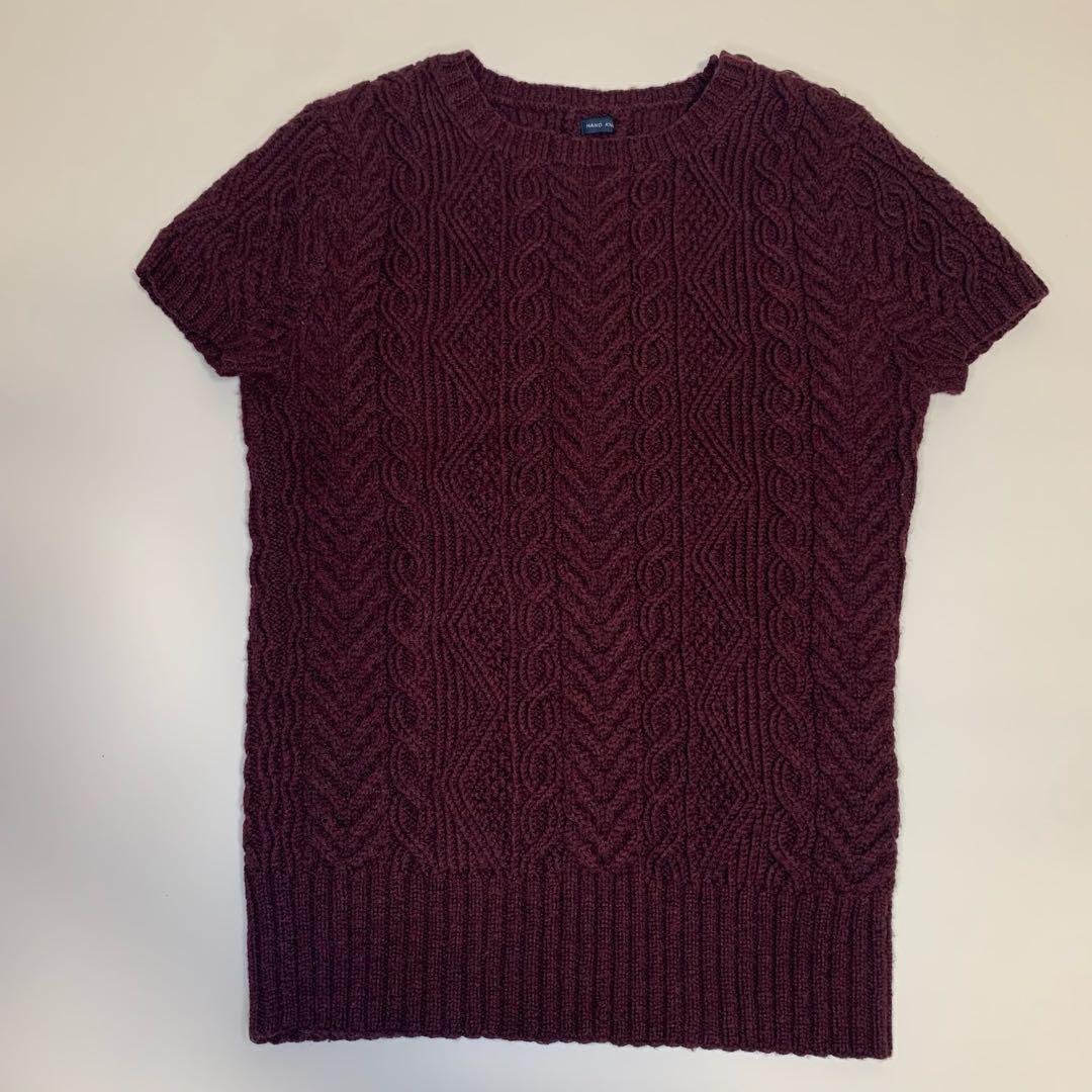 POLO RALPH LAUREN ケーブルニット 半袖ニット