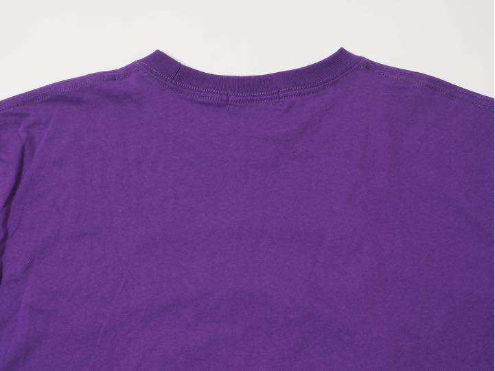 古着　紫Tシャツ　地球柄