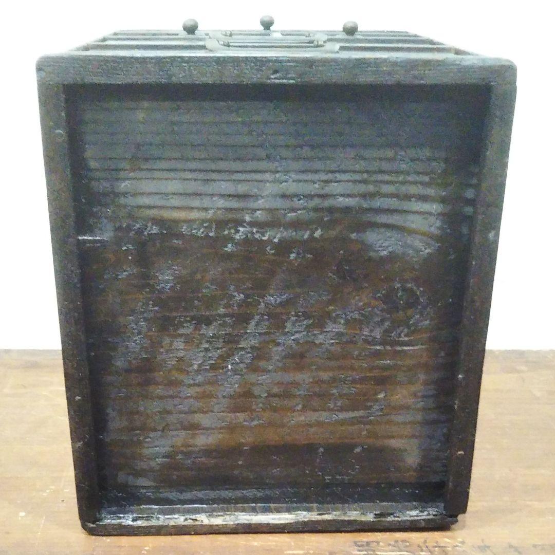 即納新品 蓋付き 渋い5杯の小引き出し 古道具 Y0rvf-m12846508447 2022正規激安