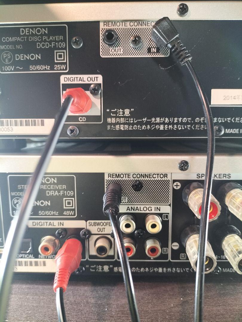 DENON DRA-F109 DCD-F109 ステレオレシーバー　セット DENON DCD-F109 DRA-F109 セット - メルカリ
