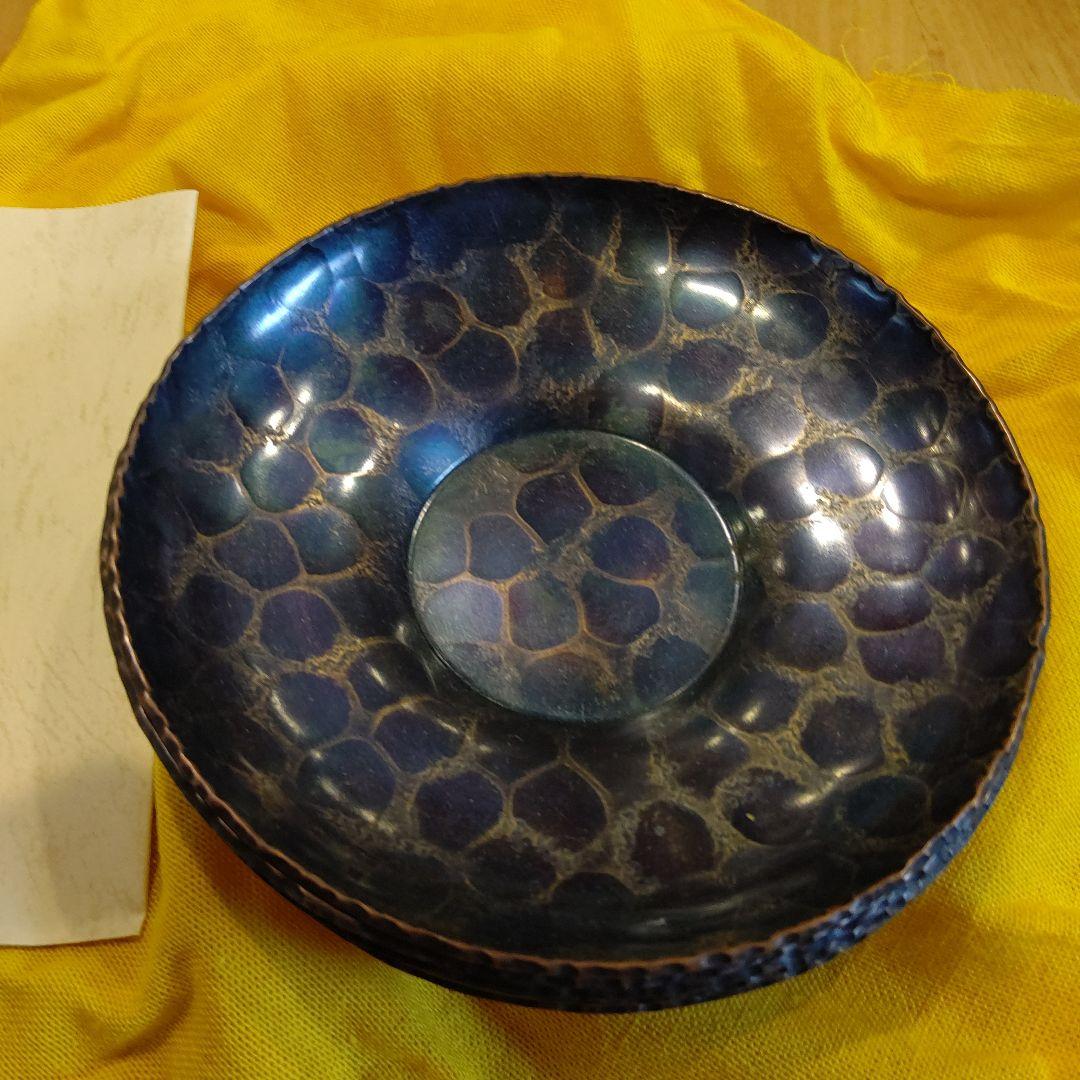 島倉堂 鍛金銅 茶托 ５客