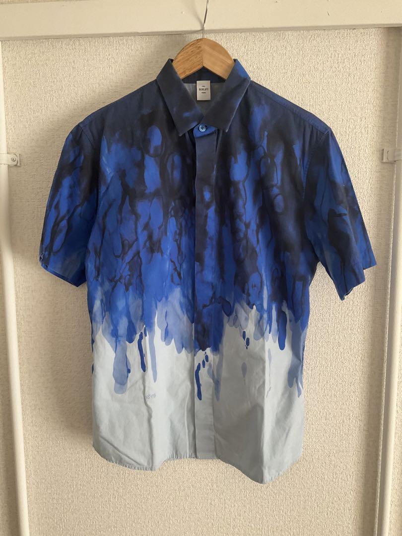 Berluti ペイントシャツ　1895 半袖シャツ　ベルルッティ　メンズ