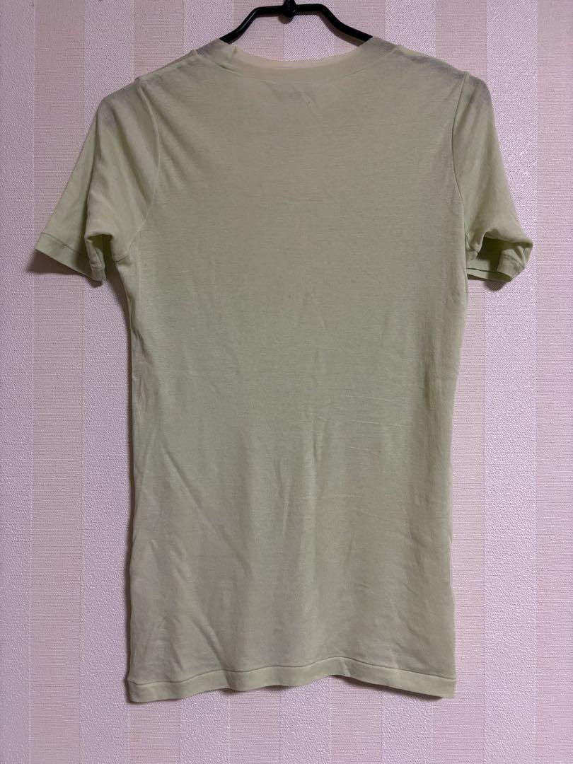 トップス AURALEE GIZASUPERHIGHGAUGE SHEERRIB TEE