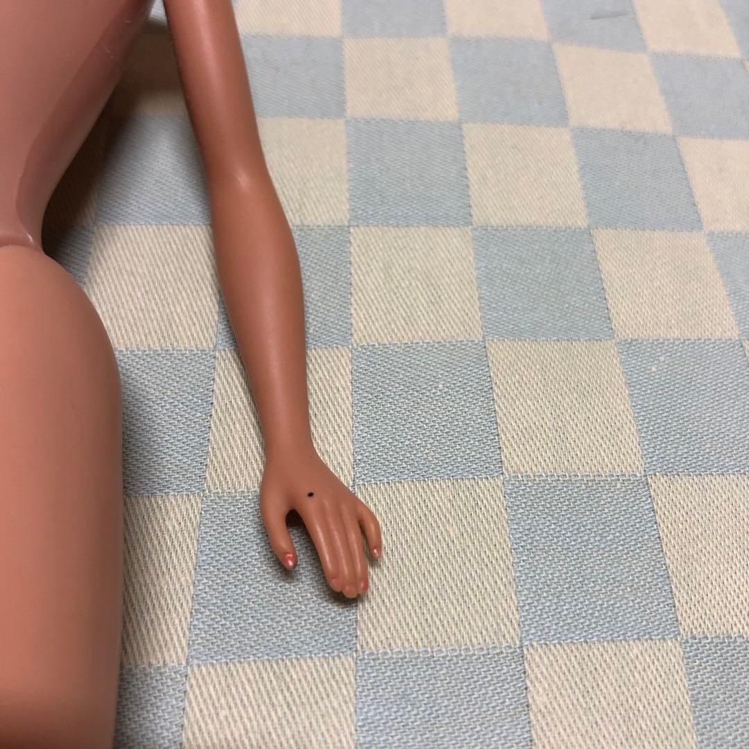 ヴィンテージ  バービー  バブルカット　素体　訳あり バービー ヴィンテージ 1961 バブルカット オイリーフェイス 箱他付