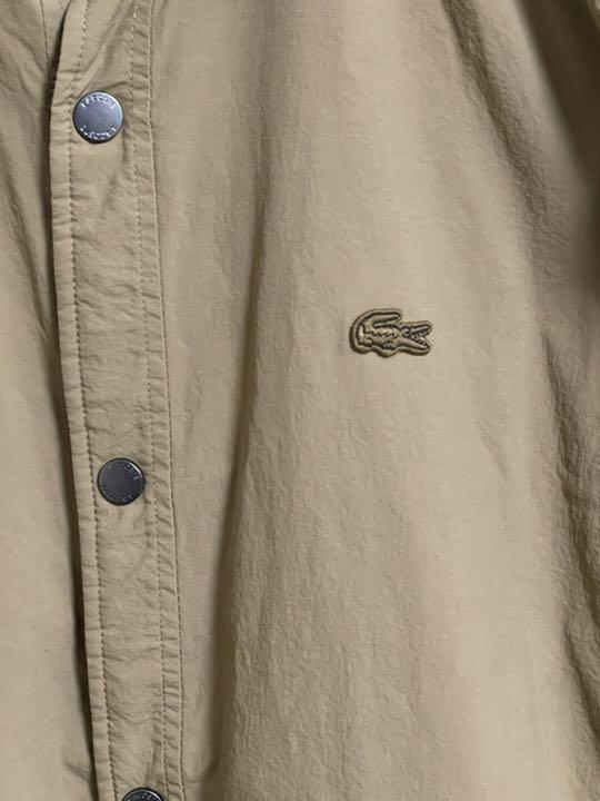 国産超特価 LACOSTE リバーシブル中綿シャツジャケット サイズS QLpxX-m12852499694 国産格安