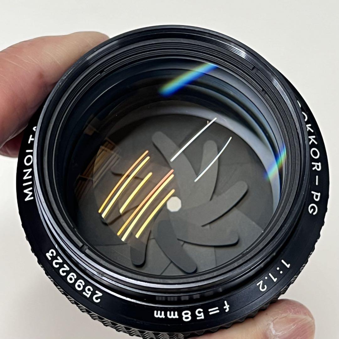 Minolta SRTsuper 黒+ Rokkor PG 58mm 1:1.2