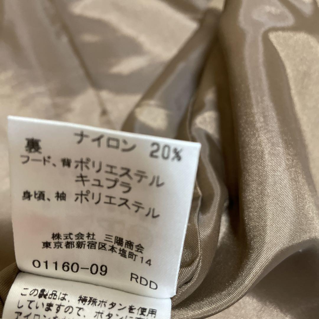 美品 BURBERRY LONDON ウールフーデットコート ノバチェック