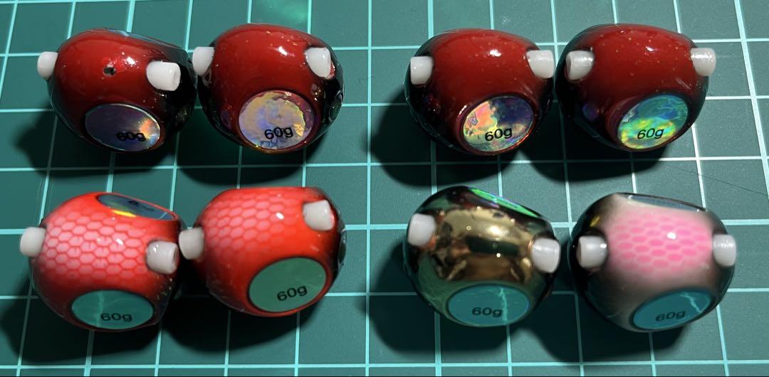 ダイワ　タイラバヘッド　タングステン　60g*8個