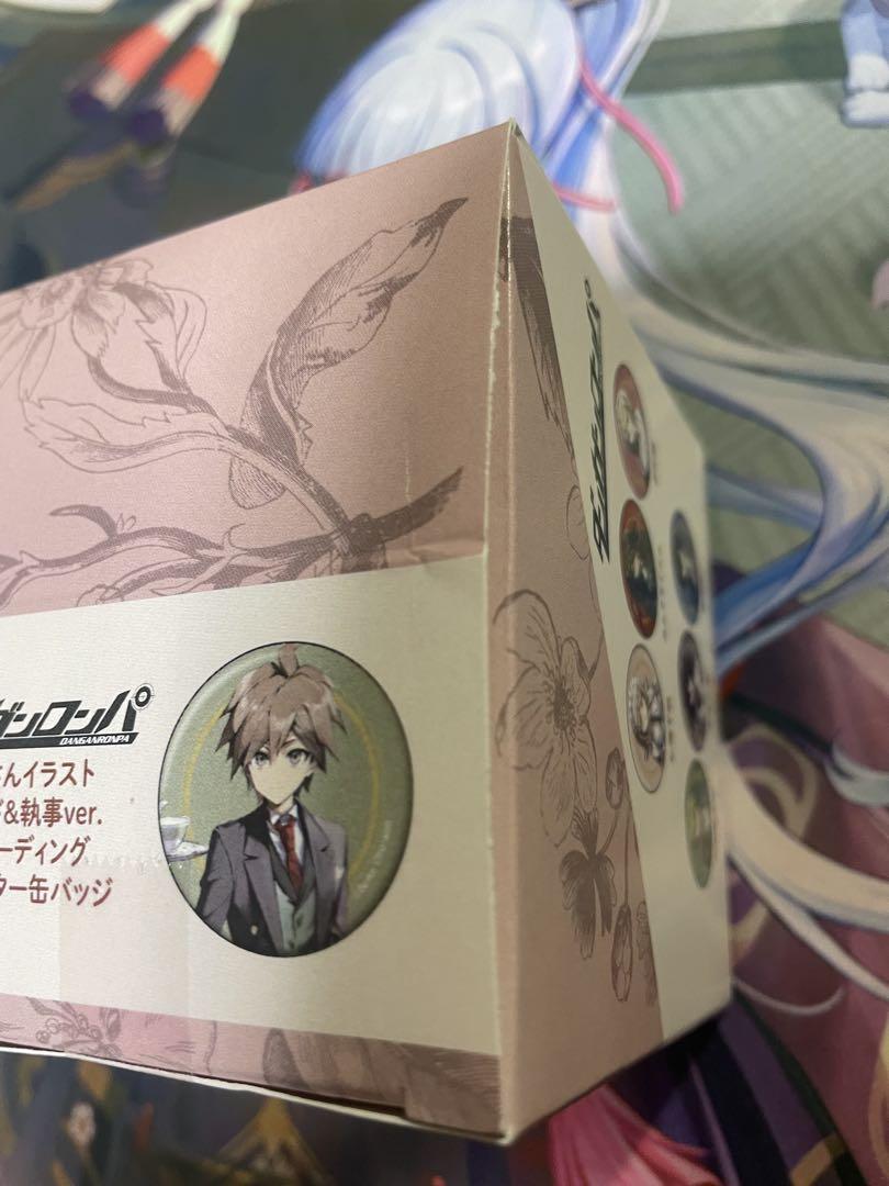 ダンガンロンパ緜さんイラストメイド＆執事ver.トレーディンググリッター缶バッジ