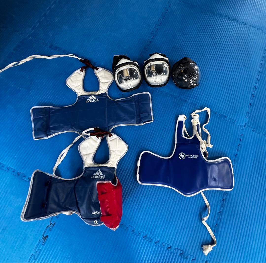 引き取り スーパーセーフ 面 3個 胴3個セット傷や汚れあり