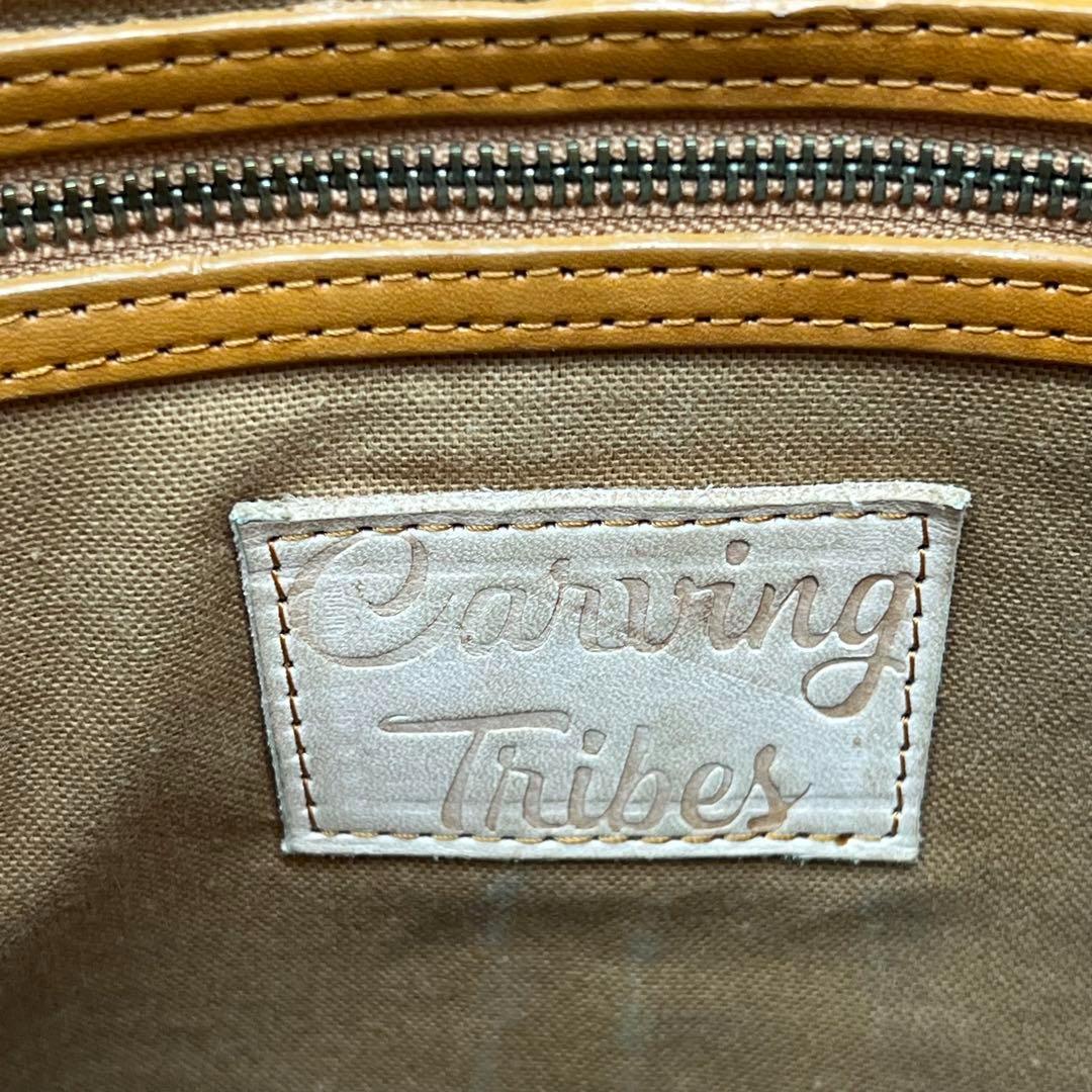 ✨️美品✨️Carving Tribes ハンドバッグ トートバッグ ブラウン